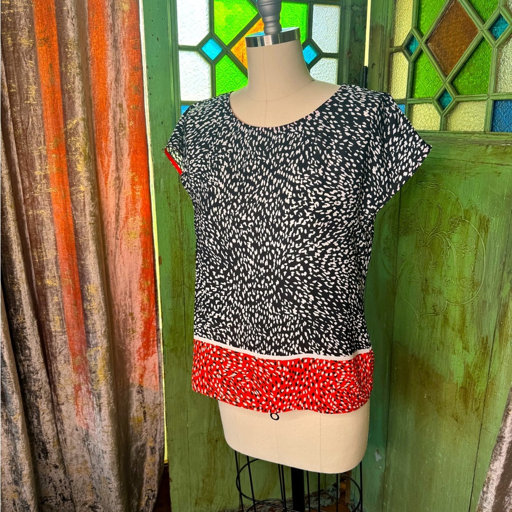Vince Camuto Pattern Blouse